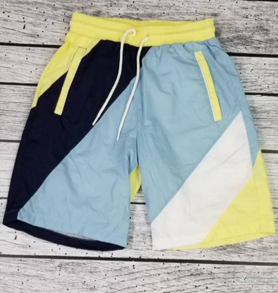 Teal and Yellow shorts