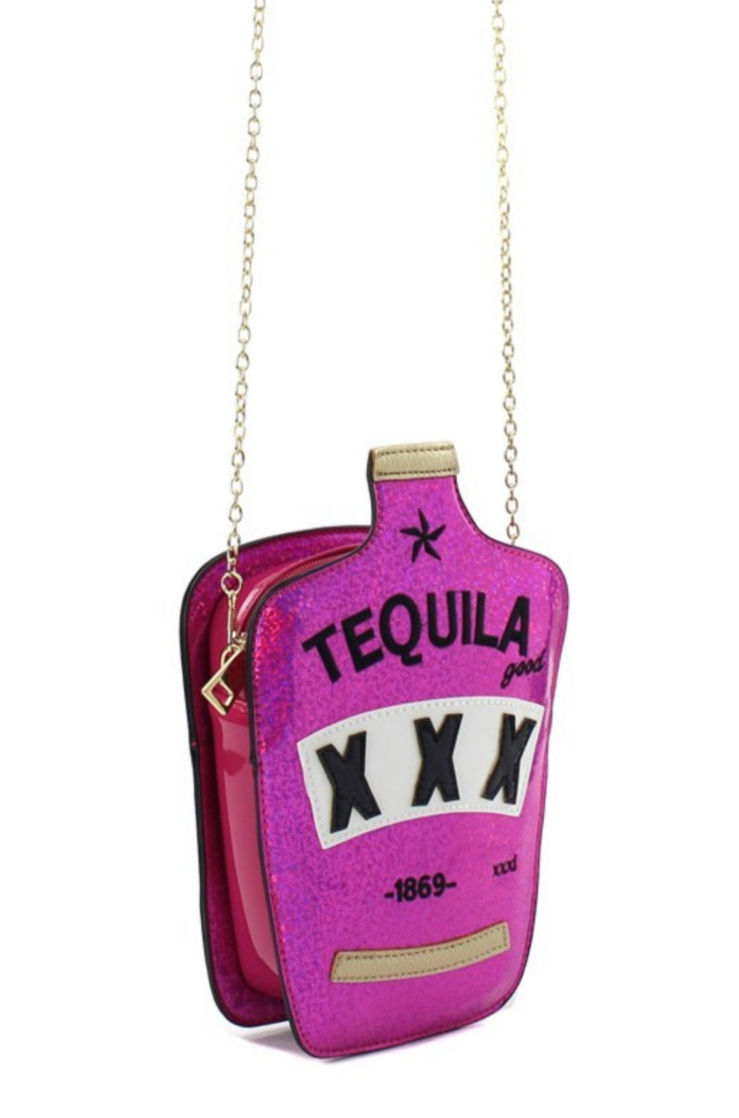 Pink tequila handbag