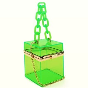 GREEN OUT THE BOX" PURSE