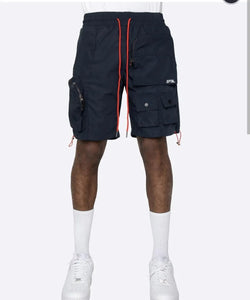 NAVY HYPER CARGO SHORTS