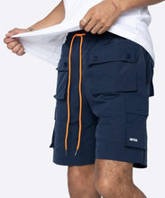 Load image into Gallery viewer, NAVY HYPER CARGO SHORTS
