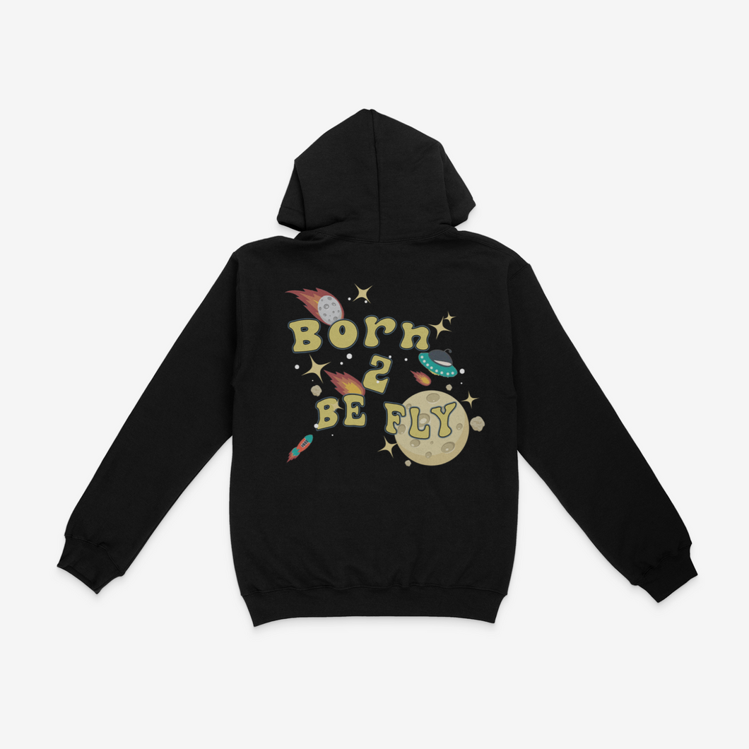 Born 2 be fly hoodie