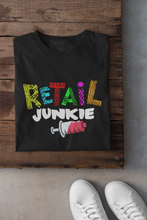 Load image into Gallery viewer, Black Retail Junkie Shirt
