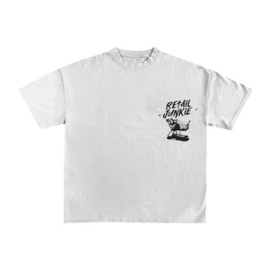 White RJ shopper Tee